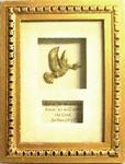 CC-3088 - Shadow box w/dove 8.5x6.5in