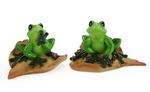 BA10165 - Figure frog on leaf 2 asst