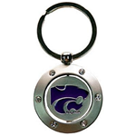21874KSU - KSU Wildcats keychain spinner