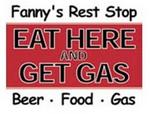 10006S - Sign Eat Here And Get Gas 12x15in