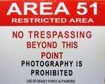 10072 - Sign Area 51  12x15