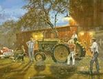94490 - Sign Hadley Tractor "Double Ringer"  12x15