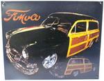 98473 - Sign ford woodie fomoco 12x15
