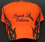SDFLAME - SD Cap Orange & Camo Flames