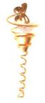 40329 - Plant stake candleholder w/butterfly