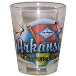 18004AR - Arkansas shot glass elements