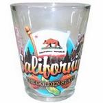 18005CA - California shot glass elements