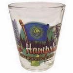 18029NH - New Hampshire shot glass elements