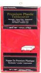 51106 - Tablecloth vinyl 54"x108" red