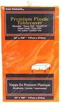 90881 - Tablecloth vinyl 54"x108" orange