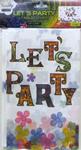 P60496 - Party Table Cover "Let's Party" 54x108