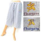 ChargerPants-S - Sweatpant capris chargers asst colors small 3/5