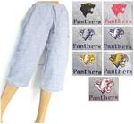 PantherPants-S - Sweatpant capris panthers asst logos small 3/5