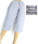 PurplesPants-M - Sweatpant capris bowling green purples medium 7/9