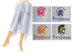 TrojanPants-L - Sweatpant capris trojans asst logos large 11/13
