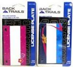 74197 - Bicycle license plate w/ letter pack & zip ties 2 asst