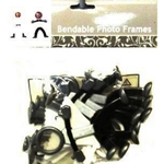12/4920 - Photo frames bendable bride and groom 12pc