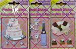 SB1162 - Scrapbook Sticker Handmade Wedding 3 asst.