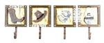 303061 - Wall hooks western 4 asst