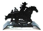 44234 - Hose holder riding cowboy 10in