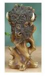 PY-4797 - Figure buffalo bust 11inH