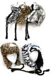S3874 - Trooper faux fur fleece lined w/ tassels