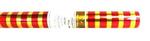 FR7147 - Roll wrap red/gold stripe 20sq ft