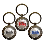 22896IA - IA Keychain Spinner Rhinestone