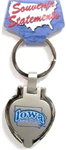 22898IA - IA Keychain Metal Heart Locket