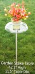 TL2560 - Garden stake table 42.5in H x 11.5in D