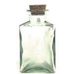 05790 - Jar green triangle w/cork
