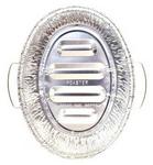7211-50 - Foil roaster oval w/handle 17x12x3in