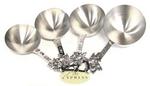 Z3MCM006 - Measuring cups metal flower design