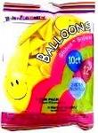 41024 - Balloons smiley face 12in 10ct