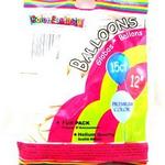 41121B - Balloons white 12in 15ct
