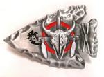 BU021 - Buckle indian bull arrow shape