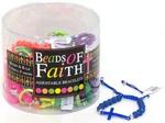 BOF-BR - Bracelet sideways cross beads of faith 36/disp