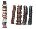IBB695 - Bracelet woven leather 60/dis