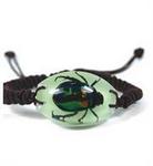 YL-1432 - Bracelet Chafer Grn Oval Glow
