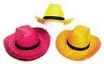 K39059 - Hat cowboy straw bright colors
