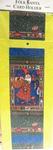3427CH - Chr card holder folk santa