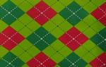 CH285599 - Chr Roll Wrap 50sq ft Argyle Gr/Red