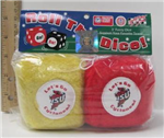 2317ISU -ISU Cyclones plush fuzzy dice 3in
