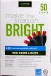 CH261190 - Chr In/Out Lights 50 Dome Red