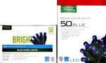CH261191 - Chr In/Out Lights 50 Dome Blue