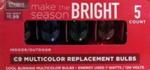 CH262790 - Chr Replacement Bulbs C9 Multi 4ct Asst PPR1.99