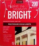 CH284529 - Chr Icicle Lights 200 CMulti