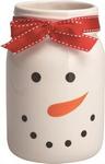 X9732 - Chr Snowman Container 6in