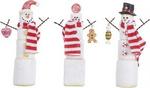 Y0395 - Chr Figure Snowman Lg Resin Marshmellow 3A 8in