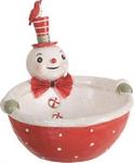 Y1267 - Chr Snowman Container 6x5.5in